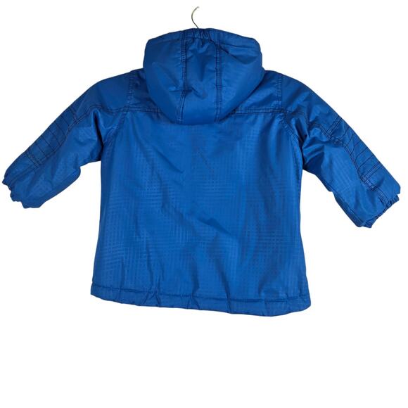 Rugged Bear Winter Jacket 3T Blue Hooded Coat Warm Outdoor Snow Play Wear - Picture 9 of 11